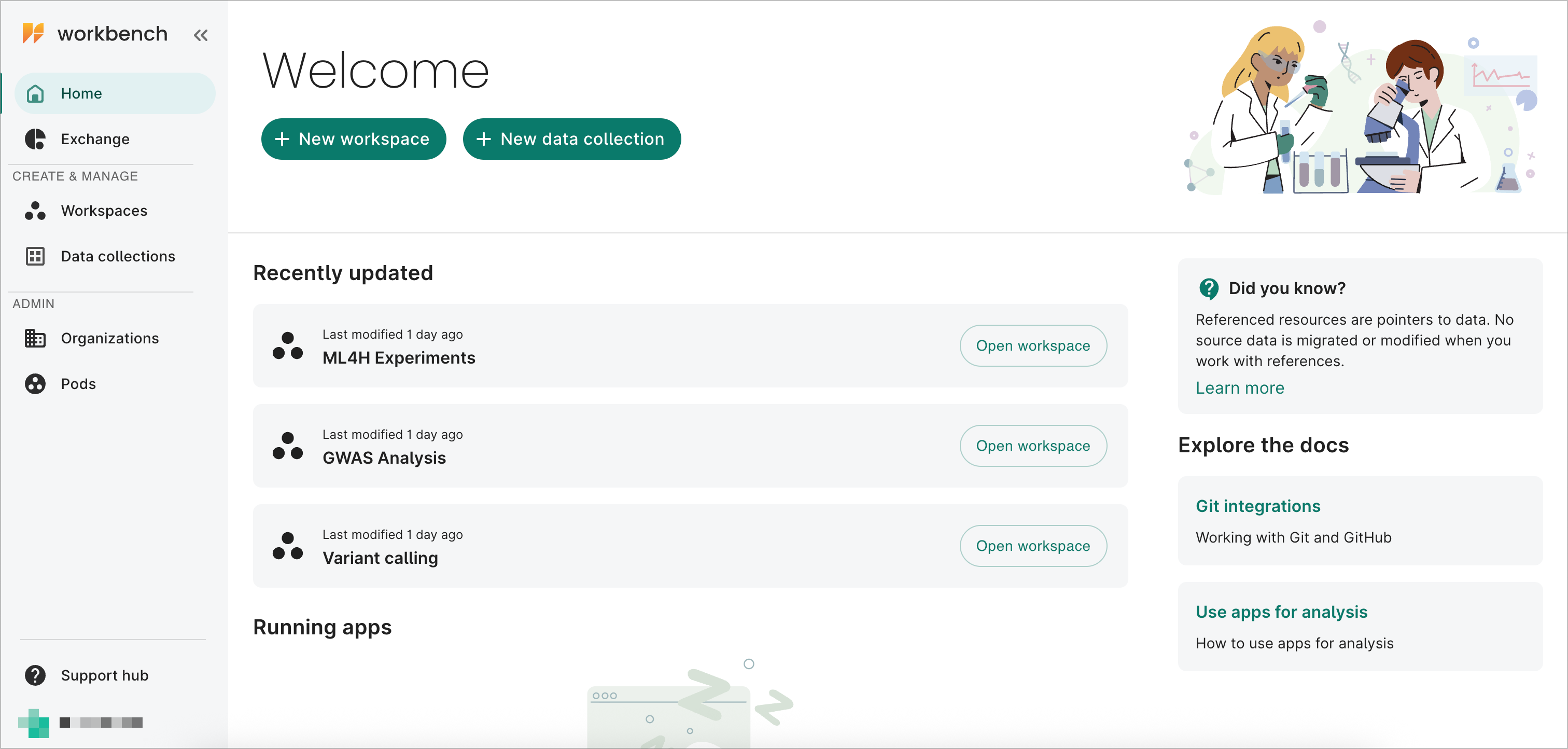Workbench Dashboard Overview